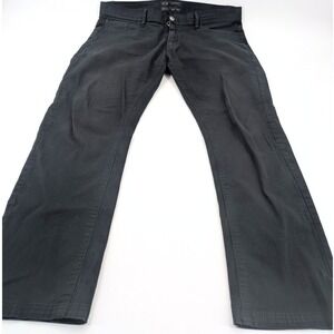 Oakley Jeans Mens 36x32 Black Slim Straight Stretch Denim Pants 5-Pocket Y2K